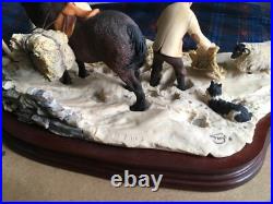 Border Fine Art Winter Feeding Excellent Condition