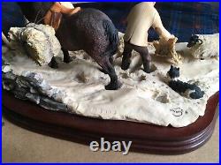 Border Fine Art Winter Feeding Excellent Condition