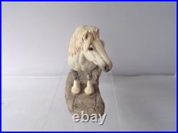 Border Fine Arts 126B Shire Gelding Grey Horse Figure Designed By A Wall