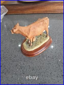 Border Fine Arts 2002 Jersey Cow and Calf Ornament Collectible Cow Breeds No Box
