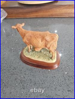 Border Fine Arts 2002 Jersey Cow and Calf Ornament Collectible Cow Breeds No Box