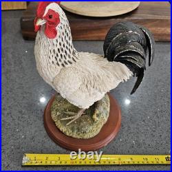 Border Fine Arts 739448 Birds by Russell Willis Cockerel White Figurine Unboxed