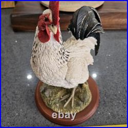 Border Fine Arts 739448 Birds by Russell Willis Cockerel White Figurine Unboxed