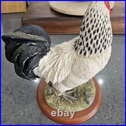 Border Fine Arts 739448 Birds by Russell Willis Cockerel White Figurine Unboxed