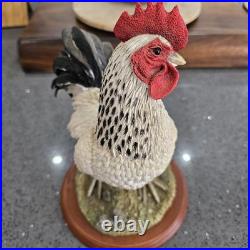 Border Fine Arts 739448 Birds by Russell Willis Cockerel White Figurine Unboxed
