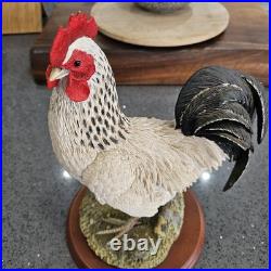 Border Fine Arts 739448 Birds by Russell Willis Cockerel White Figurine Unboxed
