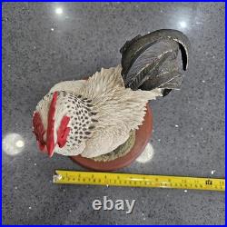 Border Fine Arts 739448 Birds by Russell Willis Cockerel White Figurine Unboxed