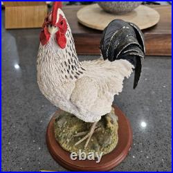 Border Fine Arts 739448 Birds by Russell Willis Cockerel White Figurine Unboxed