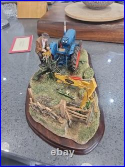 Border Fine Arts A Days Work Ditching Figurine B0832 Limited Edition No Box COA