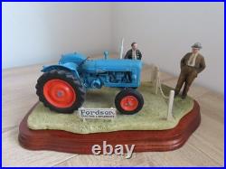 Border Fine Arts A Major Decision Fordson Tractor Sculpture, BFA Farm Model