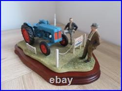 Border Fine Arts A Major Decision Fordson Tractor Sculpture, BFA Farm Model
