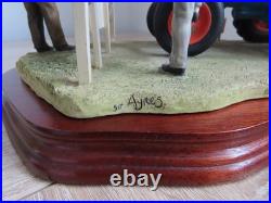 Border Fine Arts A Major Decision Fordson Tractor Sculpture, BFA Farm Model