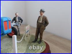 Border Fine Arts A Major Decision Fordson Tractor Sculpture, BFA Farm Model