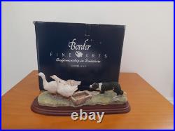 Border Fine Arts A Wild Goose Chase Resin Figure Dog B0088 Ray Ayres Boxed