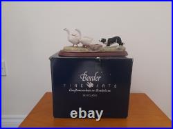 Border Fine Arts A Wild Goose Chase Resin Figure Dog B0088 Ray Ayres Boxed