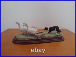 Border Fine Arts A Wild Goose Chase Resin Figure Dog B0088 Ray Ayres Boxed