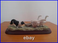 Border Fine Arts A Wild Goose Chase Resin Figure Dog B0088 Ray Ayres Boxed