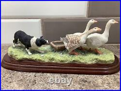 Border Fine Arts A wild Goose chase By Ray Ayres made in Scotland