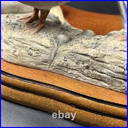 Border Fine Arts A1872 Sunny Afternoon Mallards Figure Wooden Base 2002 RARE VGC