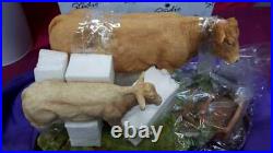 Border Fine Arts A9776 Blonde D'Aquitaine Cow & Calf