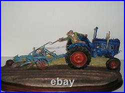 Border Fine Arts AT THE VINTAGE NEW IN BOX Fordson E27N Tractor