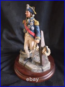 Border Fine Arts Admiral Lord Nelson Figurine Mounted on Wooden Socle