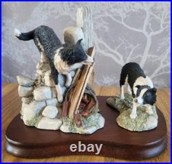 Border Fine Arts All Things Wise And Wonderful JH58 JH59 Border Collie Figurine