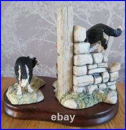 Border Fine Arts All Things Wise And Wonderful JH58 JH59 Border Collie Figurine
