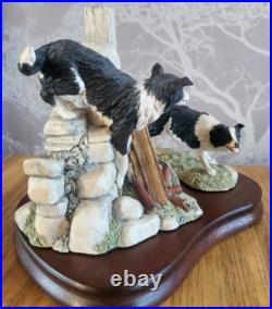 Border Fine Arts All Things Wise And Wonderful JH58 JH59 Border Collie Figurine