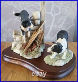 Border Fine Arts All Things Wise And Wonderful JH58 JH59 Border Collie Figurine