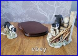 Border Fine Arts All Things Wise And Wonderful JH58 JH59 Border Collie Figurine