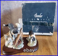 Border Fine Arts All Things Wise And Wonderful JH58 JH59 Border Collie Figurine
