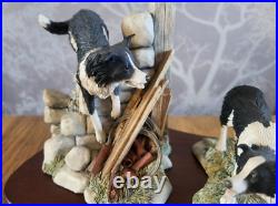 Border Fine Arts All Things Wise And Wonderful JH58 JH59 Border Collie Figurine