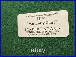 Border Fine Arts'An Early Start' Model by Ray Ayres