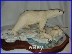 Border Fine Arts Arctic Adventure #145 Polar Bears Large Limited Edition SIGNED