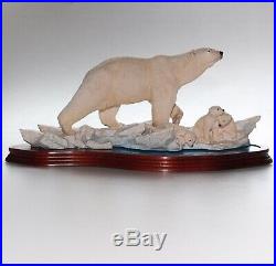 Border Fine Arts, Arctic Adventure, L146, Polar Bears, Ltd Ed, Very Large