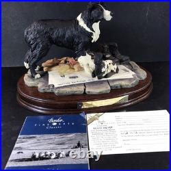 Border Fine Arts Auld Hemp Collie Dog Lamb 25th Anniversary Piece 1999 boxed
