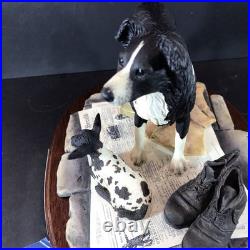 Border Fine Arts Auld Hemp Collie Dog Lamb 25th Anniversary Piece 1999 boxed