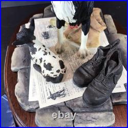 Border Fine Arts Auld Hemp Collie Dog Lamb 25th Anniversary Piece 1999 boxed