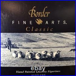 Border Fine Arts Auld Hemp Collie Dog Lamb 25th Anniversary Piece 1999 boxed