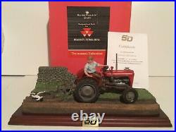 Border Fine Arts, Autumn Ploughing, massey, new boxed, cert, excellent condition