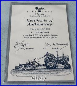 Border Fine Arts B0517'AT THE VINTAGE' Limited Edition signed by Ray Ayres