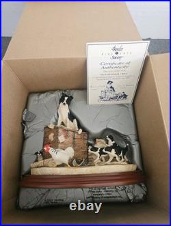 Border Fine Arts B0537 Out Of Harms Way Collectable Very Rare Figurine Boxed