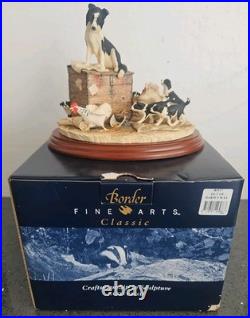 Border Fine Arts B0537 Out Of Harms Way Collectable Very Rare Figurine Boxed