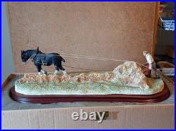 Border Fine Arts B0591A'Clean Sweep' Sculpture. Original Box + Packaging + Cert