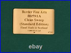 Border Fine Arts B0591A'Clean Sweep' Sculpture. Original Box + Packaging + Cert