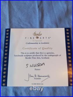 Border Fine Arts B0591A'Clean Sweep' Sculpture. Original Box + Packaging + Cert