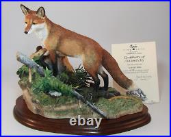 Border Fine Arts B0703 Ltd Ed Fox Figurine A Lucky Find c2000 + Cert VGC Border Fine Arts B0703 Ltd Ed Fox Figurine A Lucky Find c2000 + Cert VGC