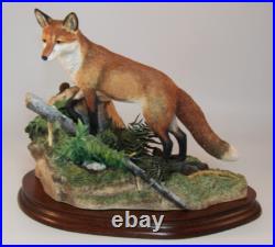 Border Fine Arts B0703 Ltd Ed Fox Figurine A Lucky Find c2000 + Cert VGC Border Fine Arts B0703 Ltd Ed Fox Figurine A Lucky Find c2000 + Cert VGC