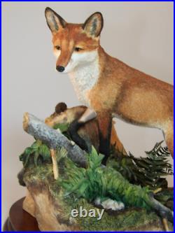 Border Fine Arts B0703 Ltd Ed Fox Figurine A Lucky Find c2000 + Cert VGC Border Fine Arts B0703 Ltd Ed Fox Figurine A Lucky Find c2000 + Cert VGC